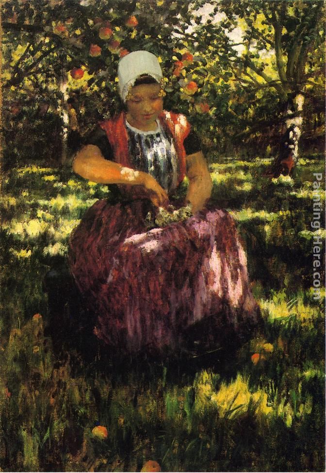 In the Orchard painting - George Hitchcock In the Orchard art painting